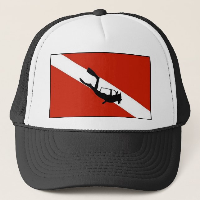 Casquette Diverwown avec le plongeur (Devant)