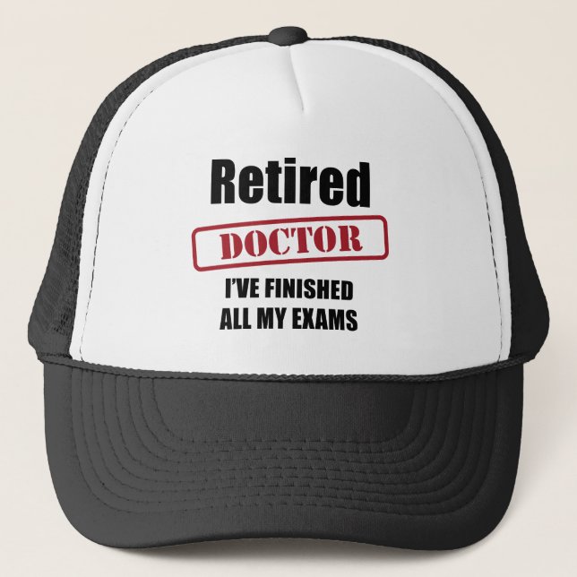 Casquette Docteur retraité (Devant)