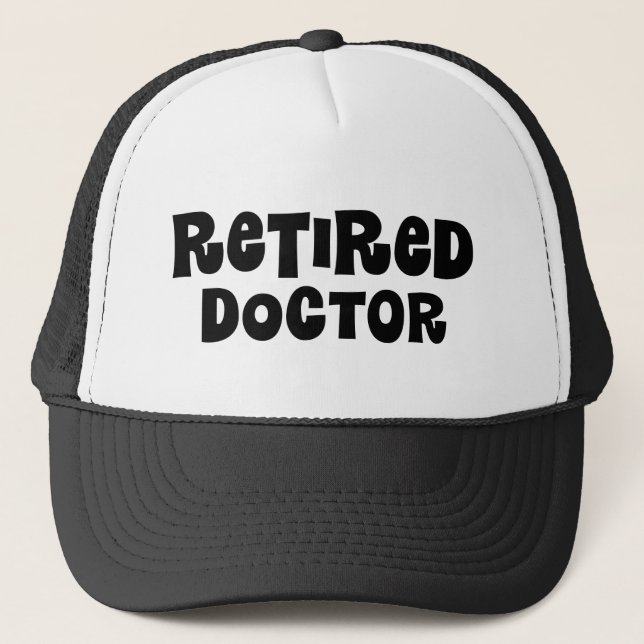 Casquette Docteur retraité cadeau (Devant)