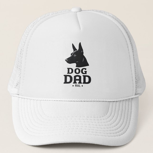 Casquette Dog Dad Gifts for Him – Funny & Custom Gea (Devant)