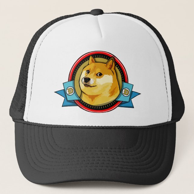 Casquette Doge Meme de personnaliser avec votre propre texte (Devant)