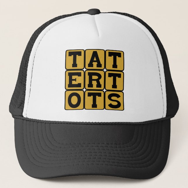 Casquette Doigts de Tater, festin frit de petit déjeuner de (Devant)