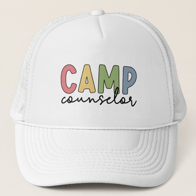Casquette Don du conseiller de camp Conseiller de camping (Devant)