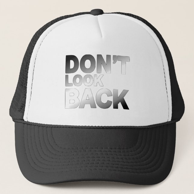 Casquette Don’t Look Back BW (Devant)