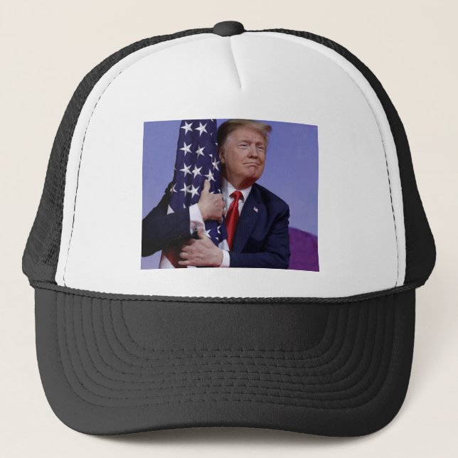 Casquette Donald Trump et le drapeau (Devant)