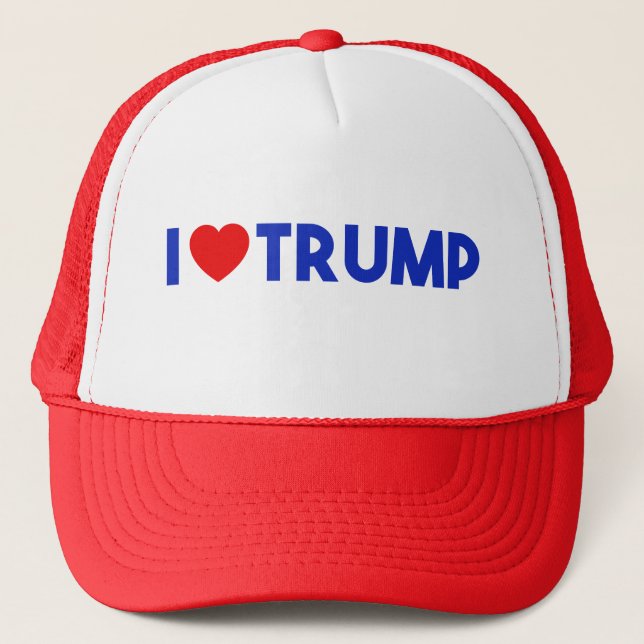 Casquette Donald Trump - J'aime Trump (Devant)