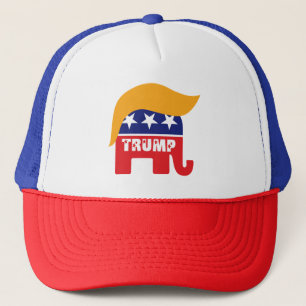 Casquette Donald Trump Républicain GOP Elephant Hair Logo