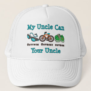 Casquette d'oncle Outswim Outbike Outrun Triathlon