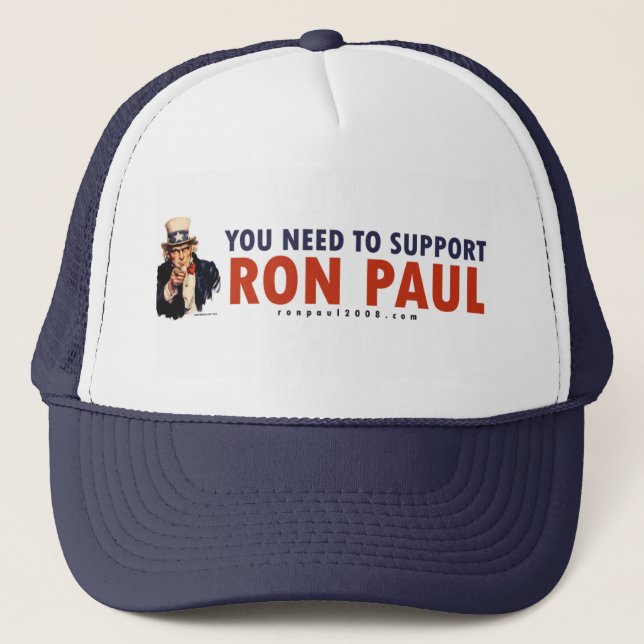 Casquette d'Oncle Sam de Ron Paul (Devant)