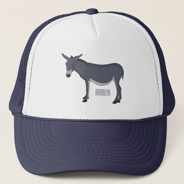 Casquette Donkey cartoon (Devant)