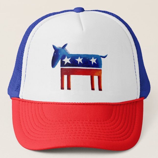 Casquette Donkey démocrate (Devant)