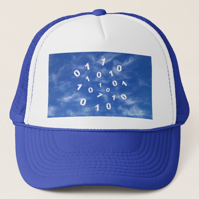 Casquette Données de calcul cloud (Devant)