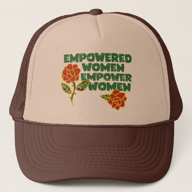 Casquette Donner aux femmes les moyens d'agir (Devant)