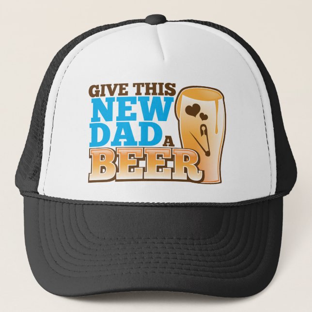 Casquette Donnez à ce nouveau papa un BEER@ ! (Devant)