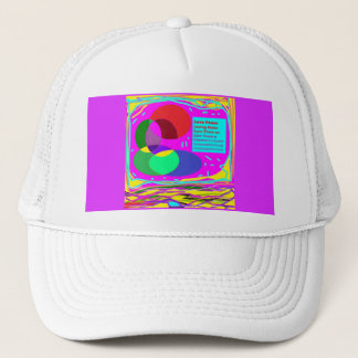 Casquette Donnez la paix aux couleurs rouge et arc en ciel