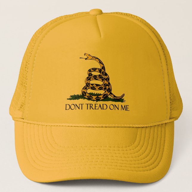 Casquette Dont Tread on Me Gadsden Drapeau militaire histori (Devant)