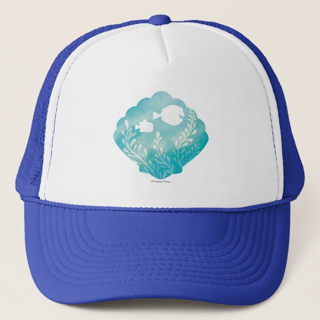 Casquette Dory & Nemo | Graphique Shell aquarelle (Devant)