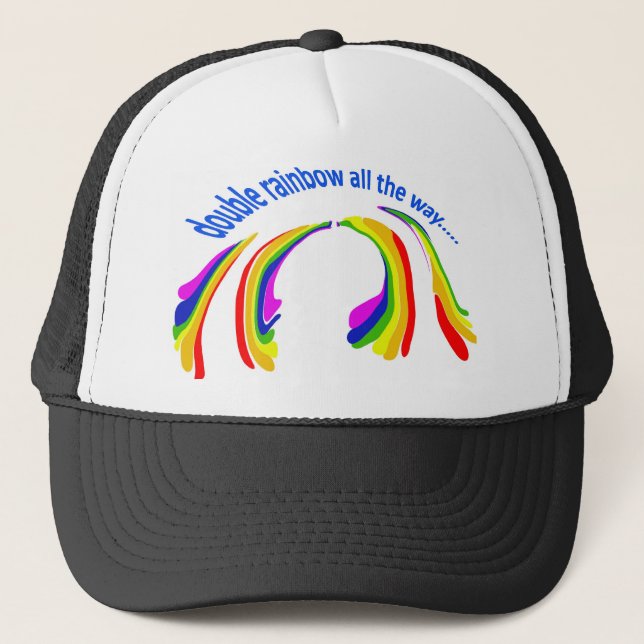 Casquette double arc-en-ciel complètement (Devant)
