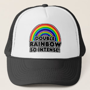 Casquette Double arc-en-ciel si intense