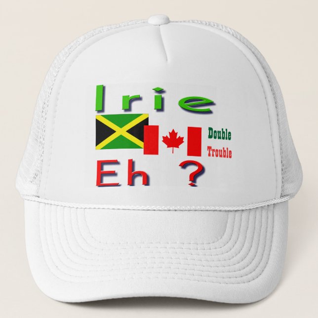Casquette Double problème chapeaux camionneurs jamaïcains ca (Devant)