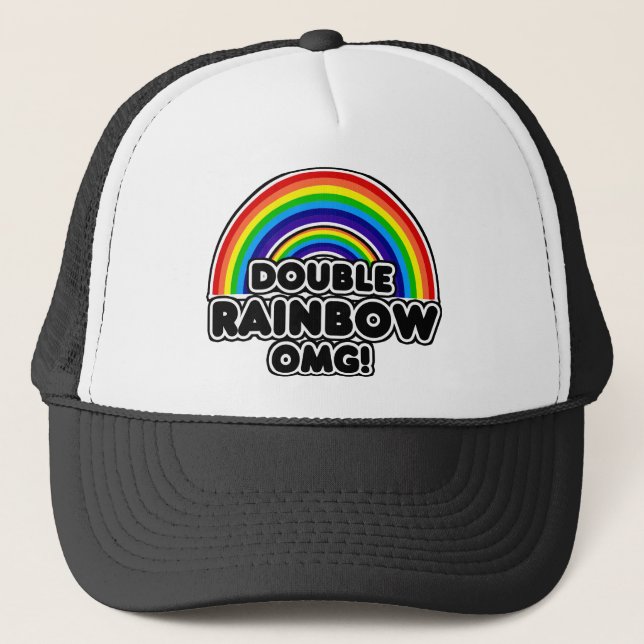 Casquette Double Rainbow OMG si intense (Devant)