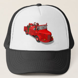 Casquette Douce Père Noël pompier
