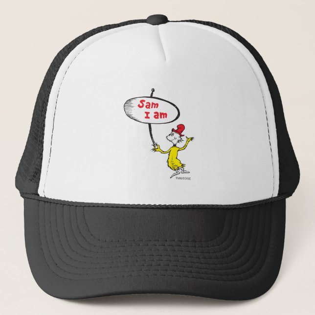 Casquette Dr Seuss | Symbole de retenue Sam-I-Am (Devant)