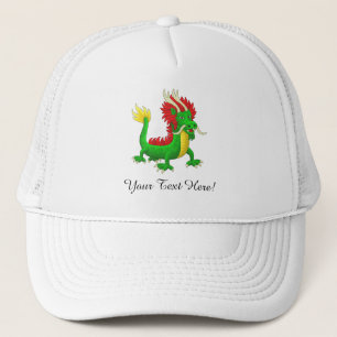 Casquette Dragon Azure Chinois Moderne