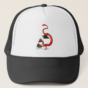 Casquette Dragon rouge-est