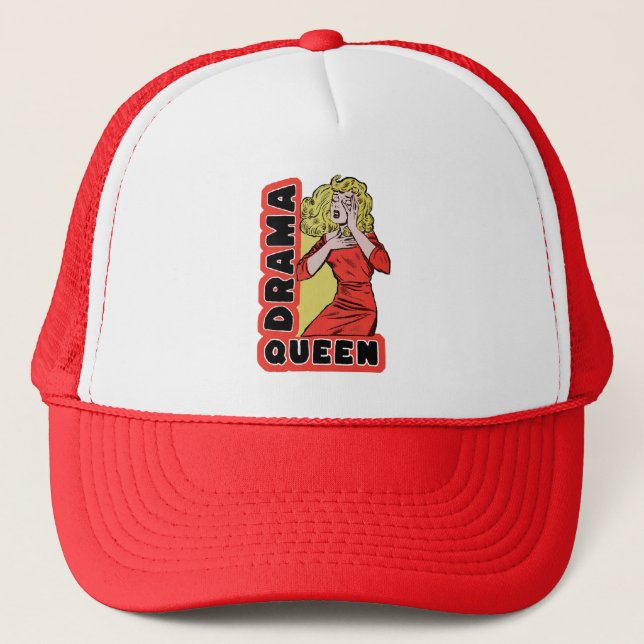 Casquette Drama Queen parce que tout m'excite trop (Devant)