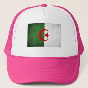 Casquette Drapeau Algérie PINK Grunge