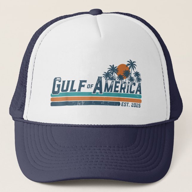 Casquette Drapeau Américain 2025 Golfe Du Mexique (Devant)