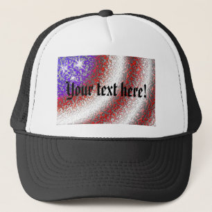 Casquette Drapeau américain Abstrait