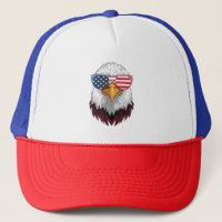 Drapeau Américain Aigle Patriotique 4 Juillet