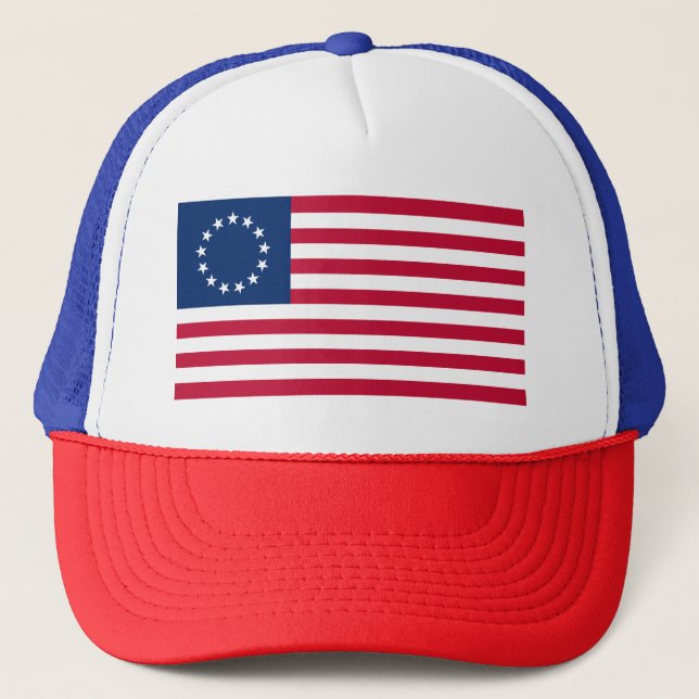 Casquette Drapeau américain Betsy Ross (Devant)