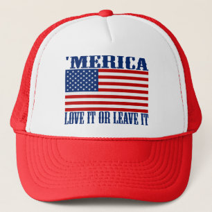 Casquette 'Drapeau américain de MERICA - aimez-le ou