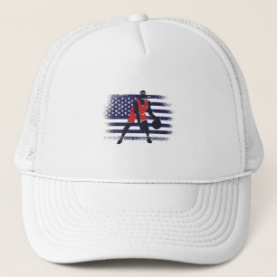 Casquette Drapeau américain du vanneur de basket-ball Jersey