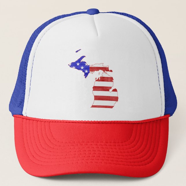 Casquette Drapeau américain en forme de drapeau patriotique  (Devant)
