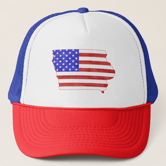 Casquette Drapeau américain en forme de drapeau patriotique  (Devant)