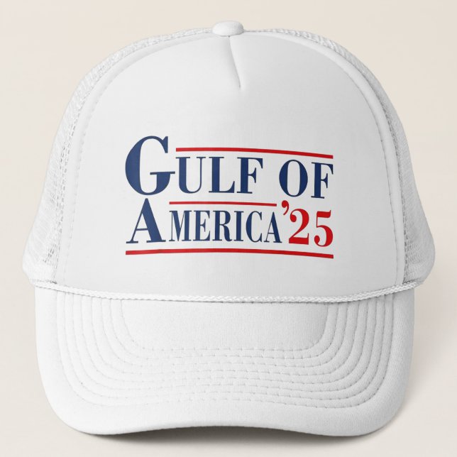 Casquette Drapeau Américain Golfe D'Amérique 2025 Golfe Mexi (Devant)
