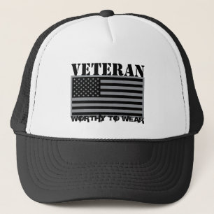 Casquette Drapeau américain gris - Vétérinaire - À Porter