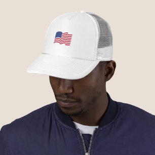 Casquette Drapeau Américain Ondulant