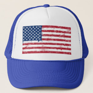 Casquette Drapeau américain peint