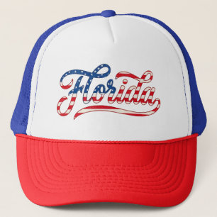 Casquette Drapeau américain rétro vintage de la Floride patr