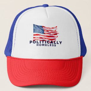 Casquette Drapeau américain sans-abri politique États-Unis