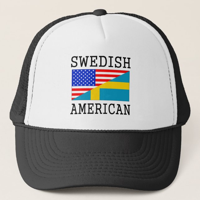 Casquette Drapeau américain suédois (Devant)