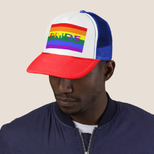 Casquette Drapeau arc-en-ciel LGBT Pride