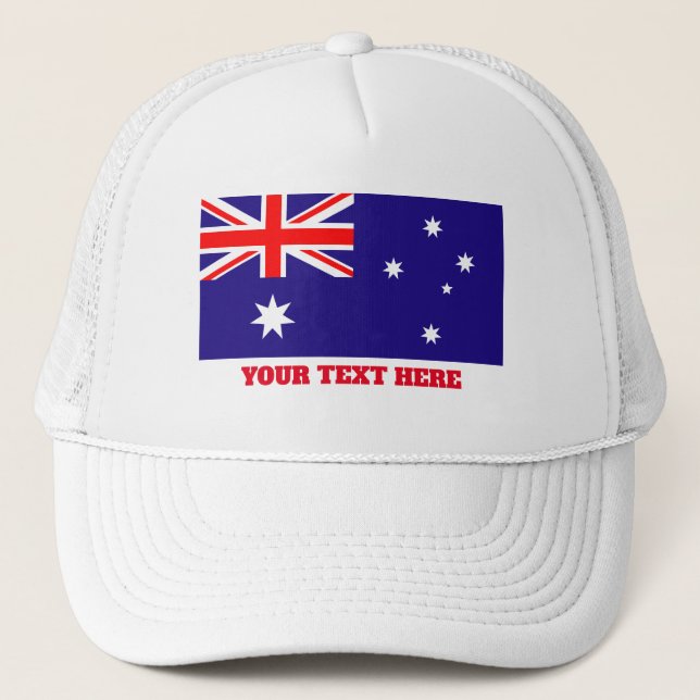 Casquette Drapeau australien de l'Australie chapeaux de cami (Devant)