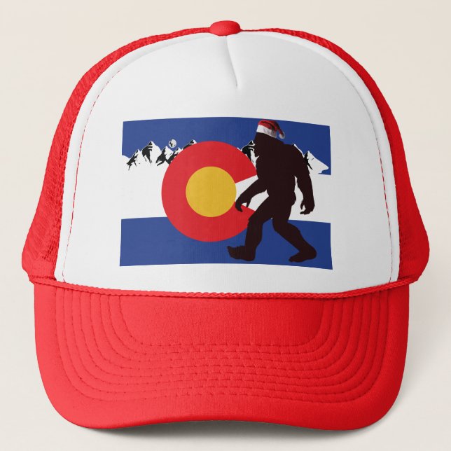 Casquette Drapeau Bigfoo-Père Noël-Colorado (Devant)