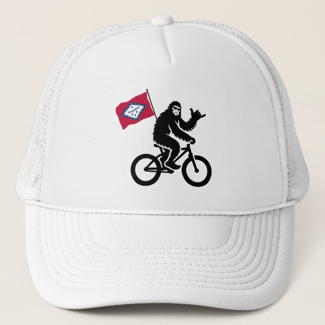 Casquette Drapeau Bigfoot Cycling Arkansas (Devant)
